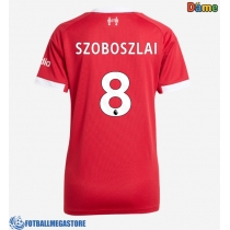 Fotballdrakt Dame Liverpool Dominik Szoboszlai #8 Hjemmedrakt 2025-26 Kortermet